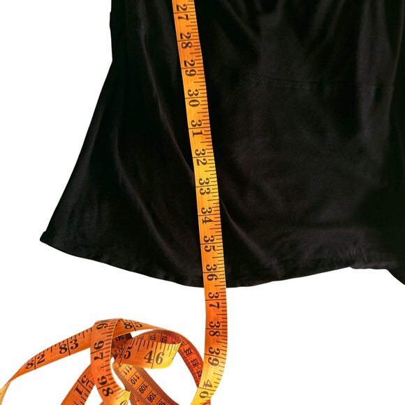 NWT Helmut Lang Little Black Dress With Side Tie Size S Quiet Luxury Minimalist - Picture 12 of 16